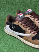 Tênis Air Jordan 1 Low x Travis Scott “Dark Mocha”
