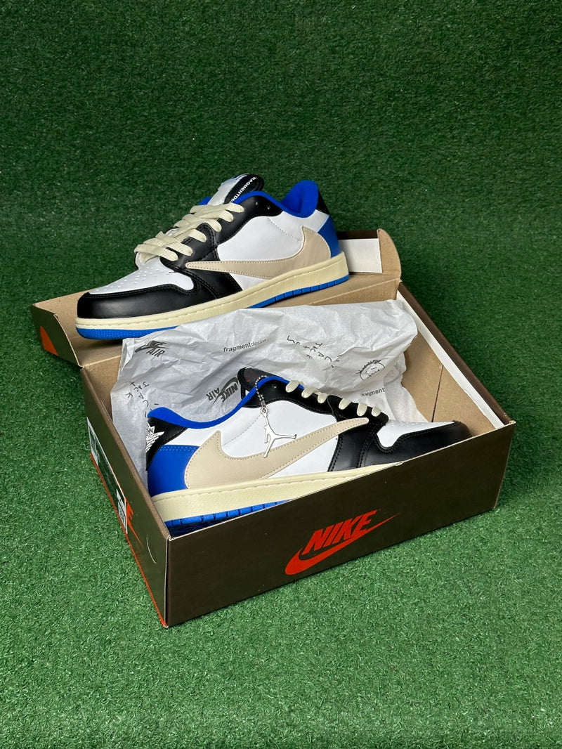 Tênis Air Jordan 1 Low x Travis Scott “Fragment”