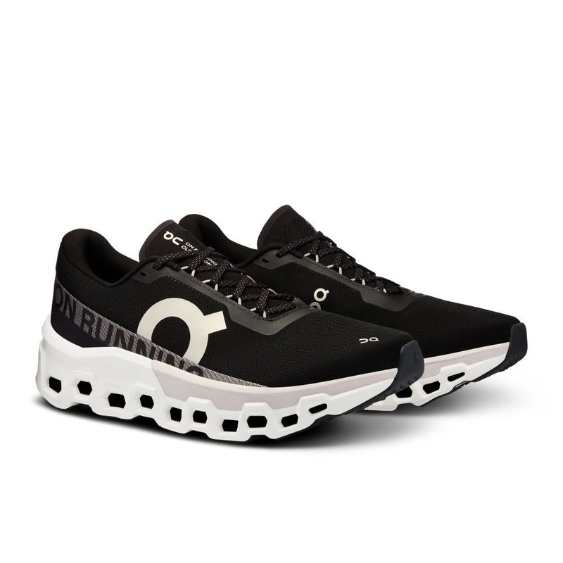 Tênis On Running Cloudmonster 2 Masculino Preto e Branco